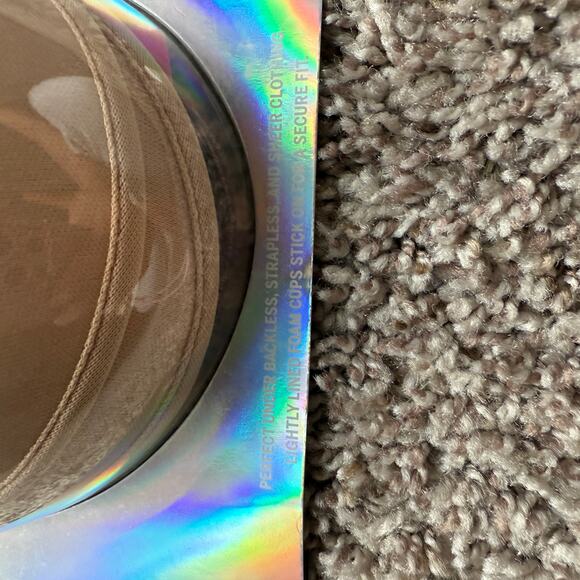 2 strapless bras 1 Victoria's Secret PINK and generic Bra Size DD Nude NWT - Picture 7 of 9